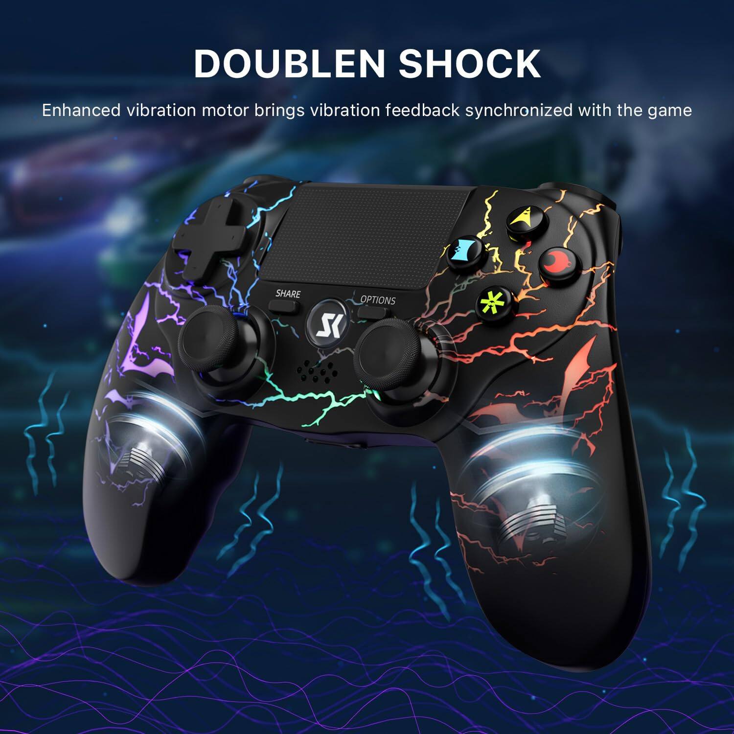 **DOUBLEN SHOCK**

Enhanced vibration motor brings vibration feedback synchronized with the game