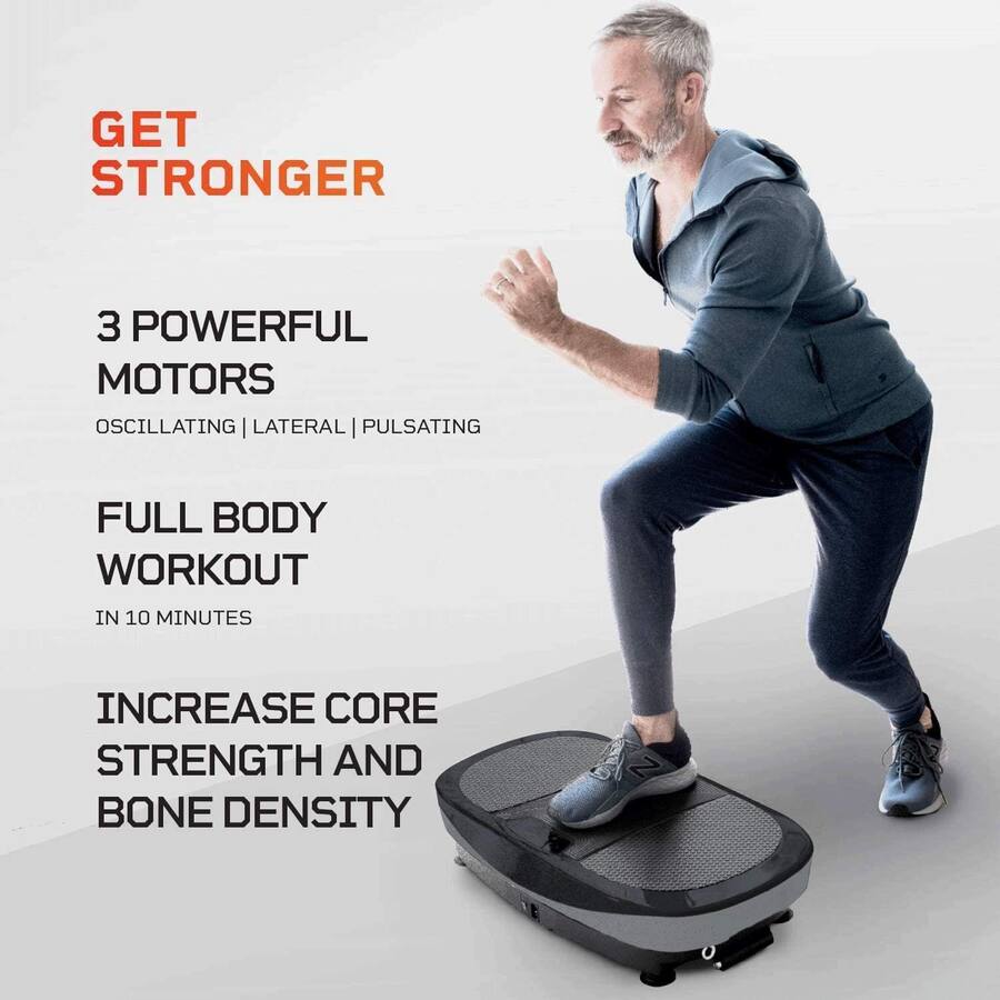 Lifepro Rumblex 4d LifePro Rumblex Max 4D Vibration Plate Exercise Machine with Loop ...