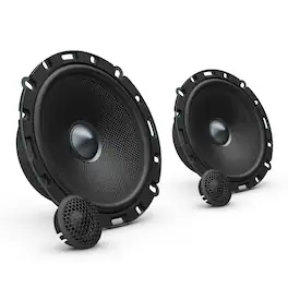 AudioControl - Altitude Series 6.5" Component Speakers with Precision-Molded Glass Fiber Cones and 1" Tweeters (Pair) - Black