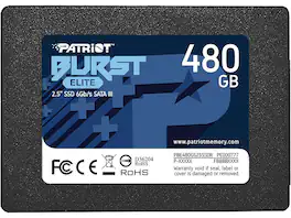 Patriot - Burst Elite 2.5" 480GB SATA III TLC Internal Solid State Drive (SSD) PBE480GS25SSDR