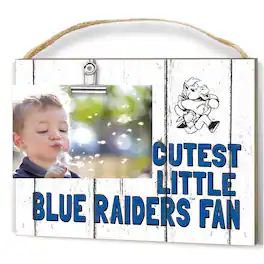Jardine - MTSU Blue Raiders 8'' x 10'' Cutest Little Weathered Logo Clip Photo Frame - White