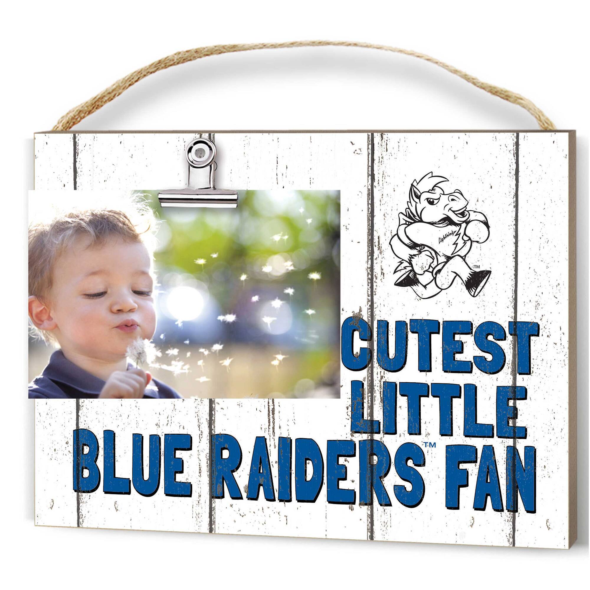 MTSU Blue Raiders 8'' x 10'' Cutest Little Weathered Logo Clip Photo Frame