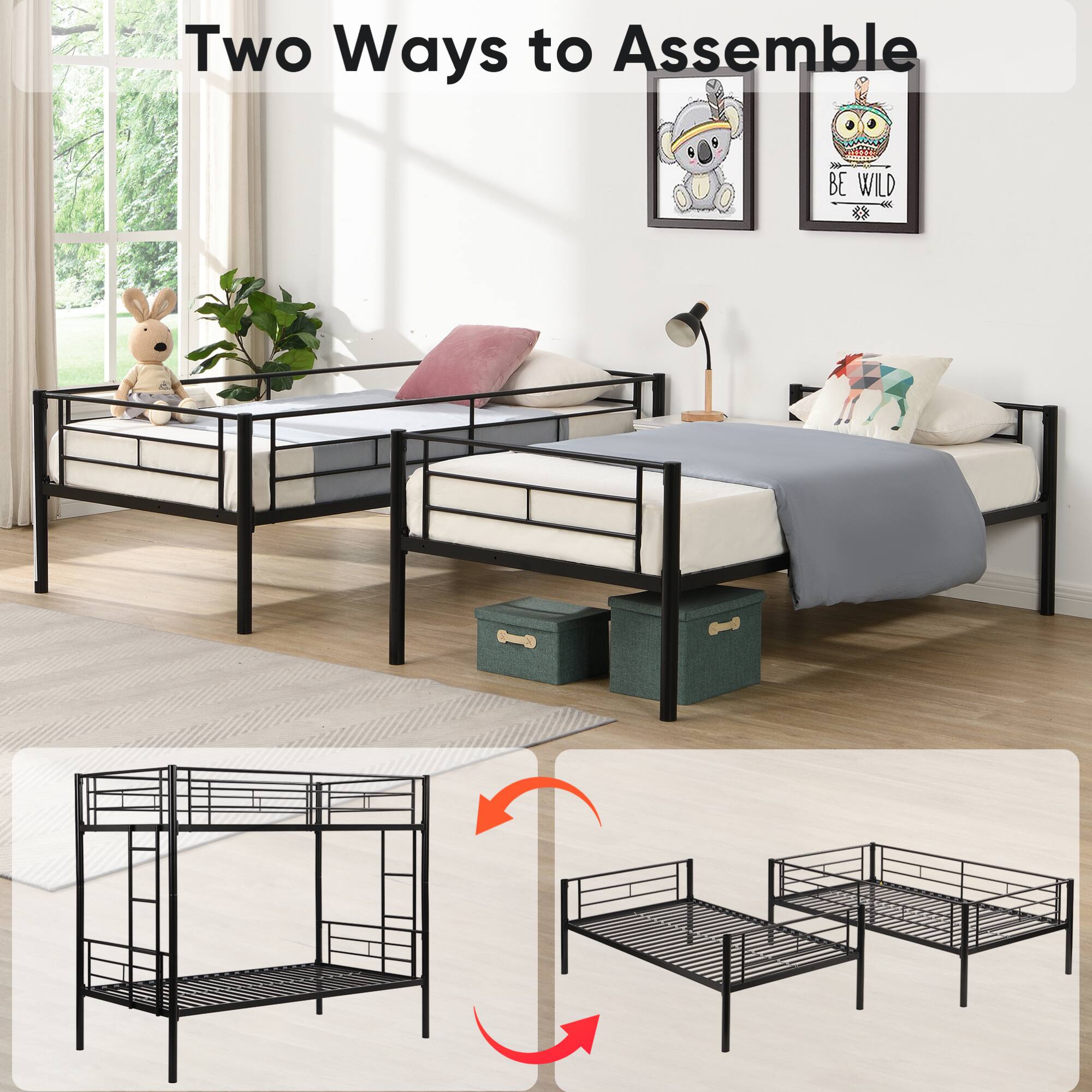 Two Ways to Assemble

BE WILD