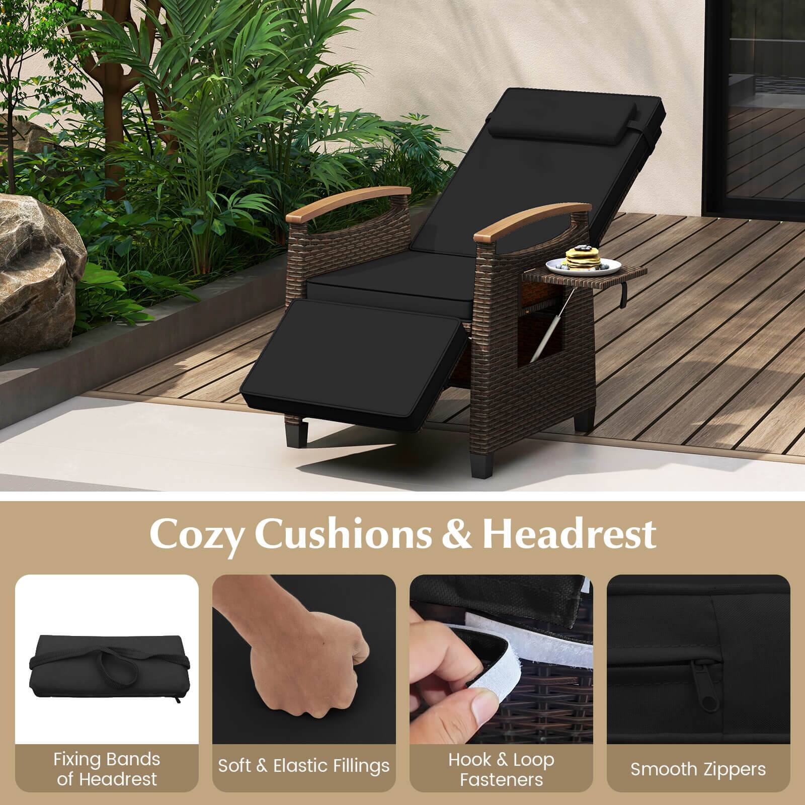Cozy Cushions & Headrest
Fixing Bands of Headrest
Soft & Elastic Fillings
Hook & Loop Fasteners
Smooth Zippers