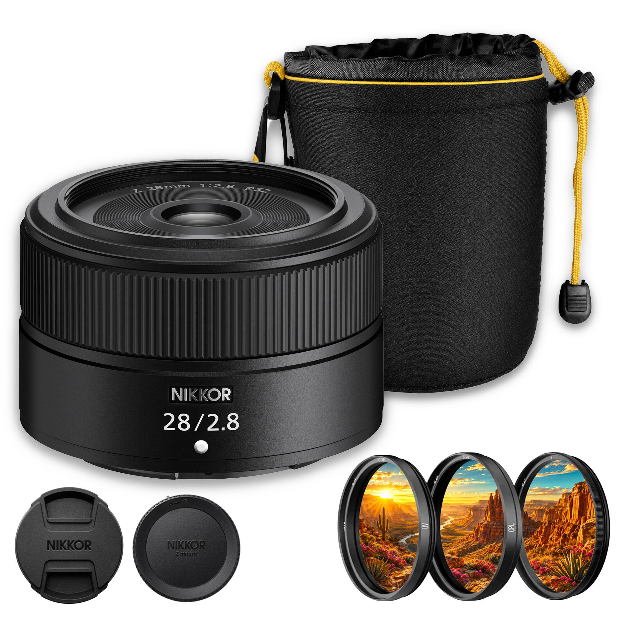 28mm 1:2.8 Z 52  
NIKKOR 28/2.8  
NIKKOR  
NIKKOR Zmount 7  
UV  
CPL