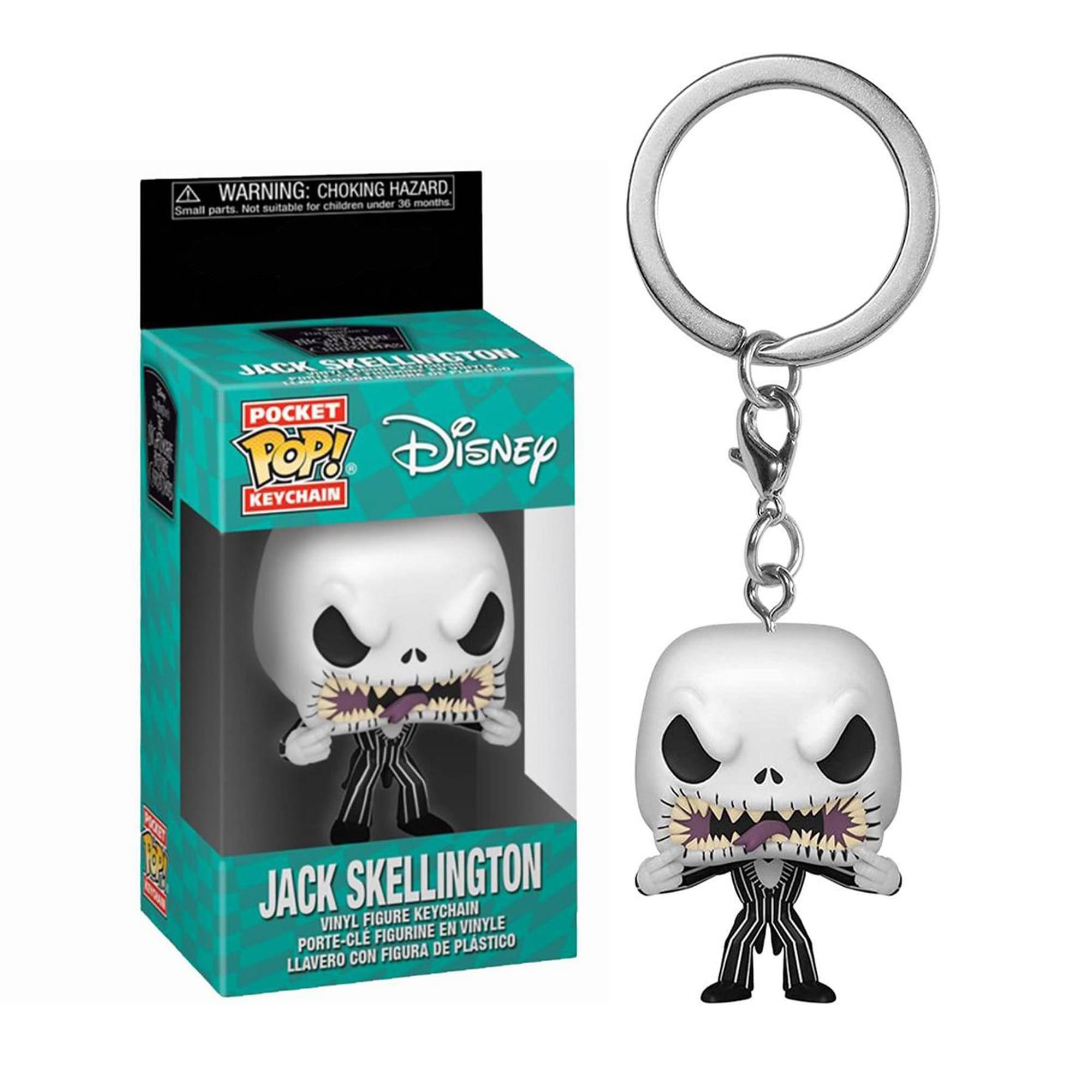 **WARNING: CHOKING HAZARD**  
Small parts. Not suitable for children under 36 months.

**POCKET POP! KEYCHAIN**  
**Disney**  
**JACK SKELLINGTON**  
VINYL FIGURE KEYCHAIN  
PORTE-CLE FIGURINE EN VINYLE  
LLAVERO CON FIGURA DE PLÁSTICO