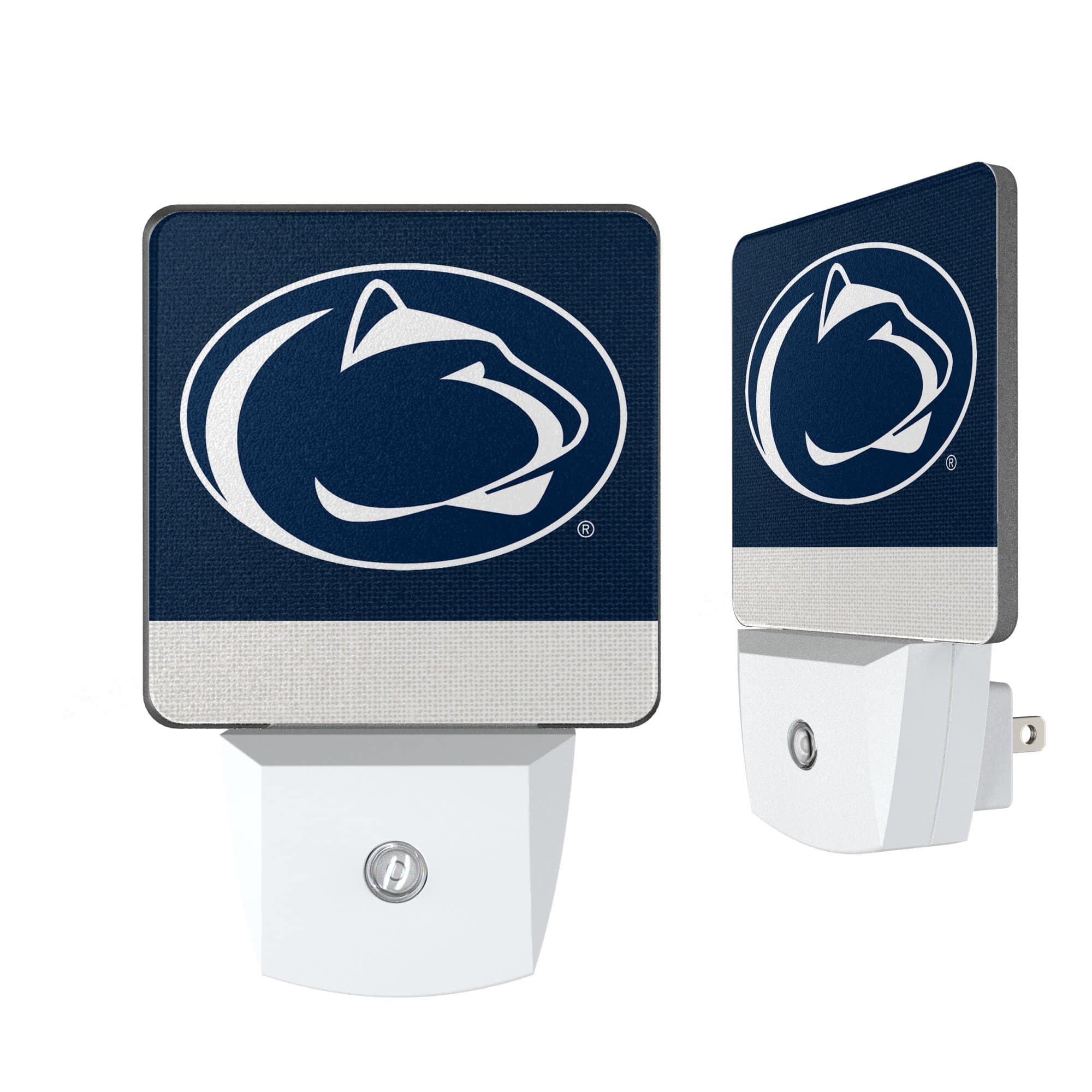 Keyscaper - Penn State Nittany Lions Stripe Design Nightlight 2-Pack - Multicolor