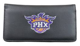 Rico Industries - Phoenix Suns NBA Black Leather Embroidered Checkbook Cover - Multi