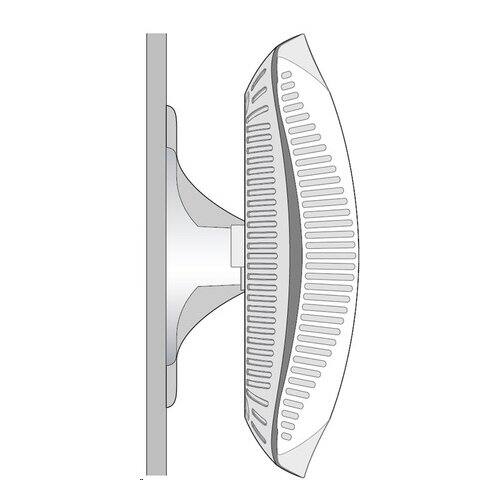 Alt View 3. HP - 220 Series AP Mount Kit Flat-Surface Wall/Ceiling Mount Bracket, Single Mount for Wireless Access Point - Black.