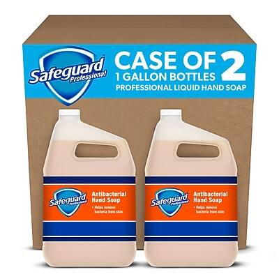 CASE OF 2  
1 GALLON BOTTLES  
PROFESSIONAL LIQUID HAND SOAP  

Safeguard Professional  
Antibacterial Hand Soap  
Helps remove bacteria from skin