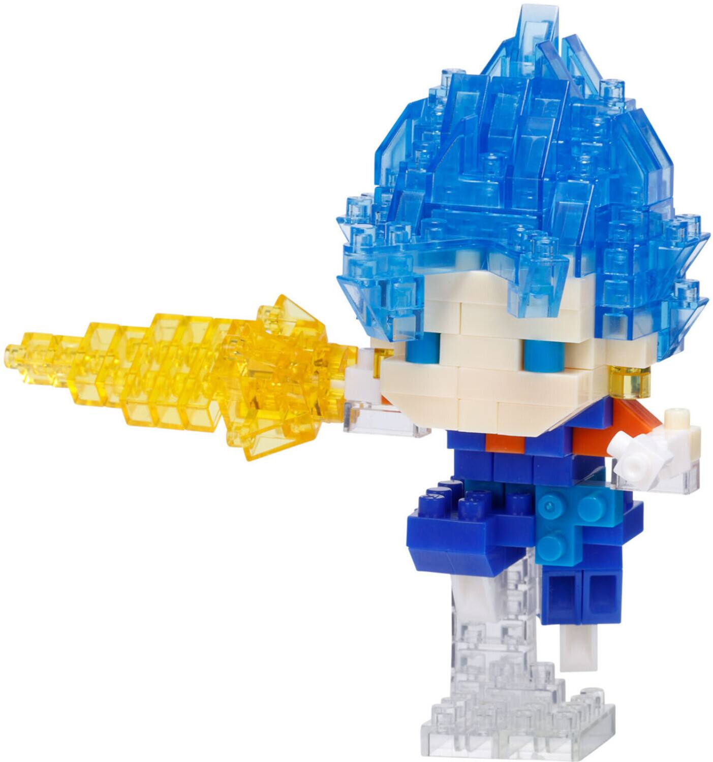 Alt View 1. Bandai - Nanoblock - Dragon Ball Super - Character Collection - Super Saiyan God Super Saiyan Vegito Building - COLLECTIBLES - Multicolor.