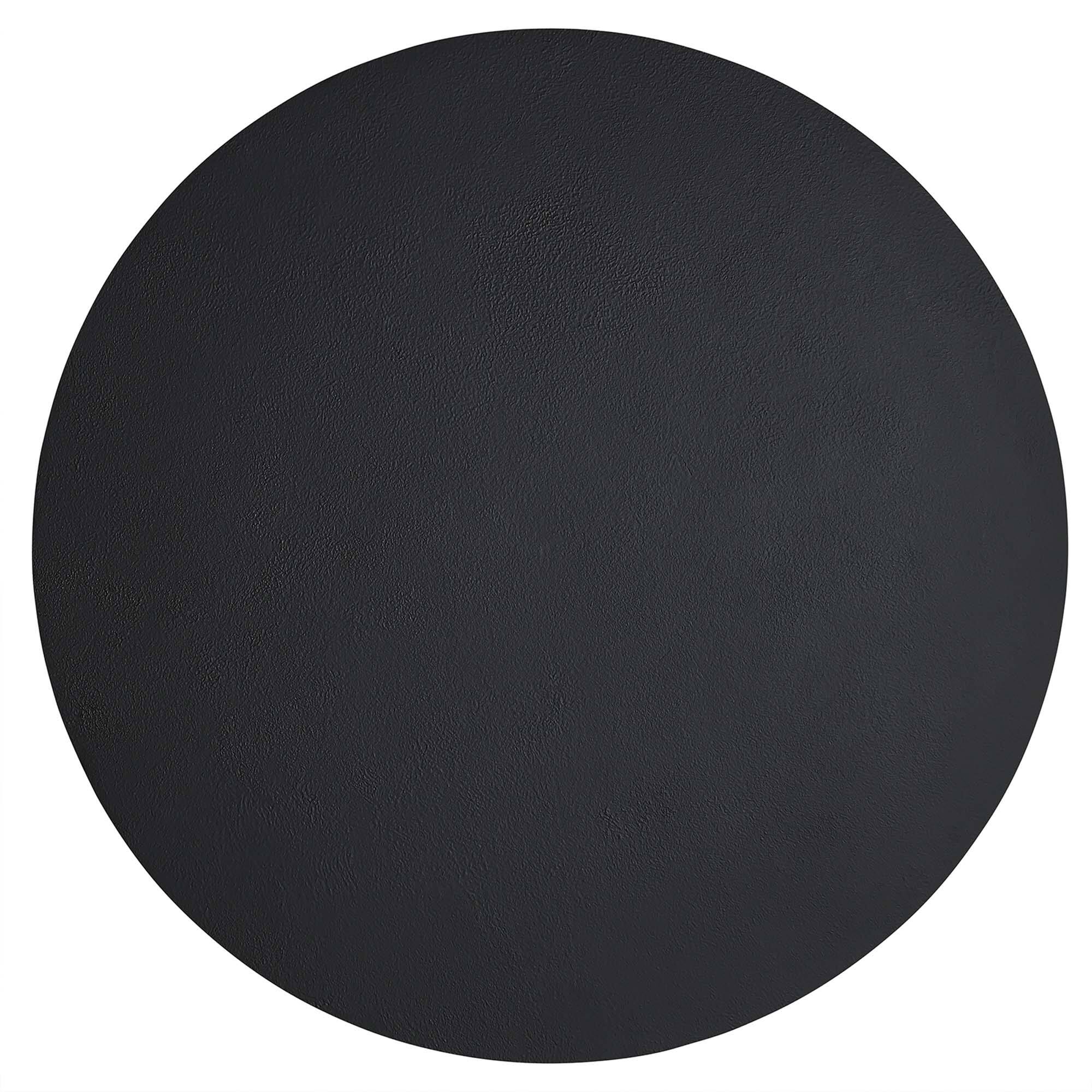 Alt View 4. Modway - Caspian Round Concrete Coffee Table by Modway - Black.