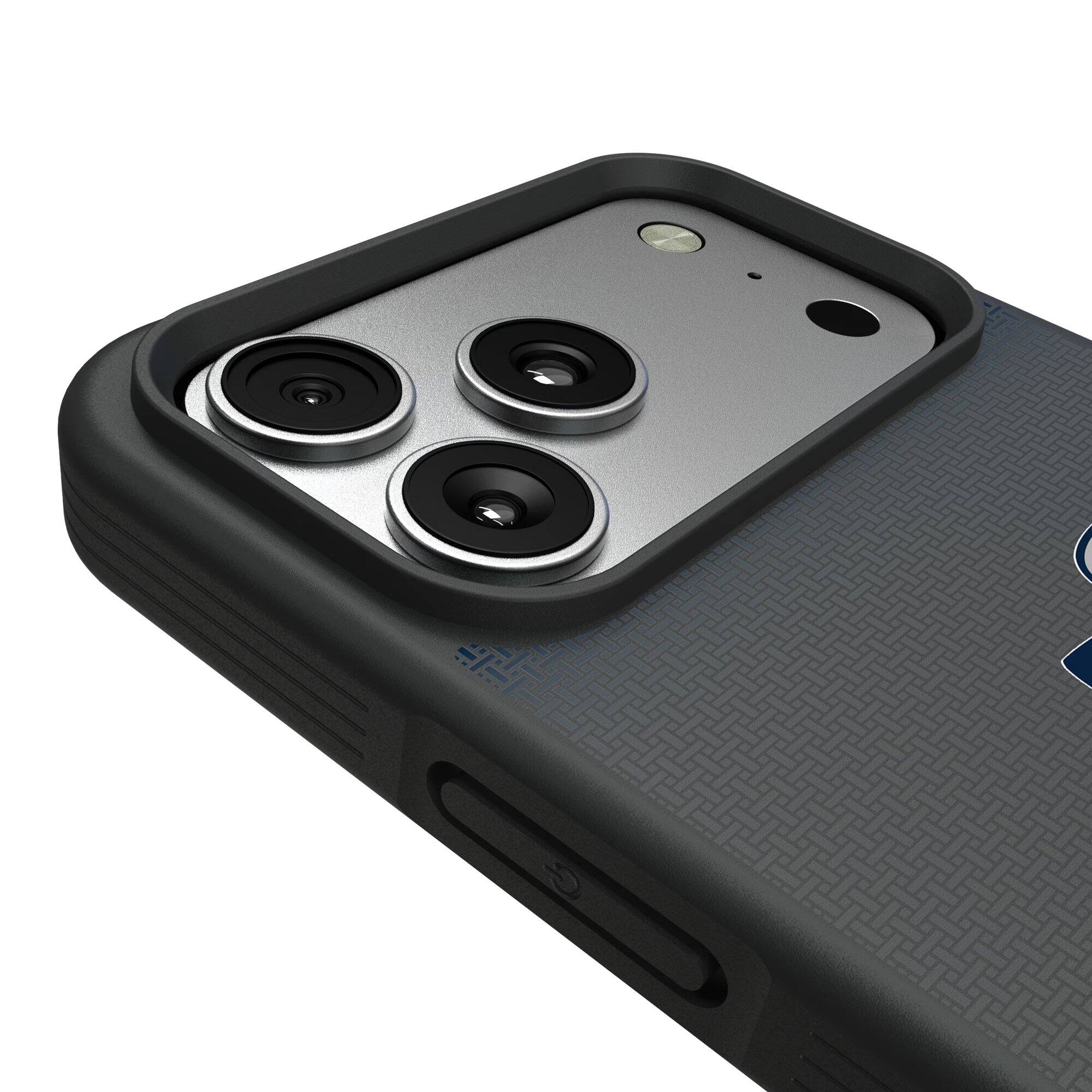 Alt View 2. Keyscaper - Dallas Cowboys Bump Case with 8.2ft Drop Protection - 17 - Black.