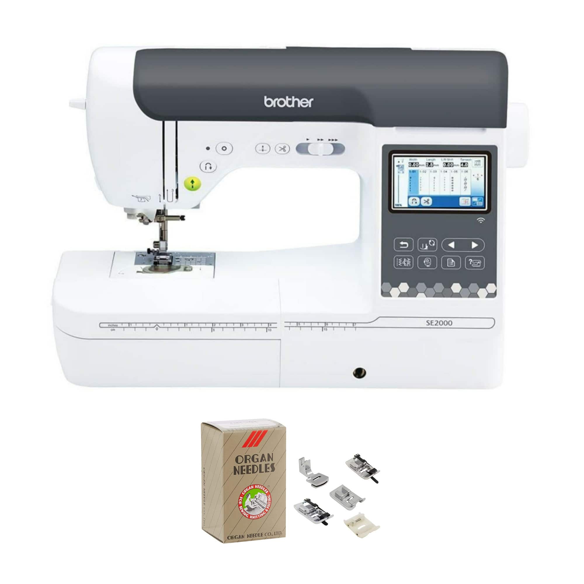 Brother - SE2000 Computerized Sewing and Embroidery Machine and Accessories Bundle