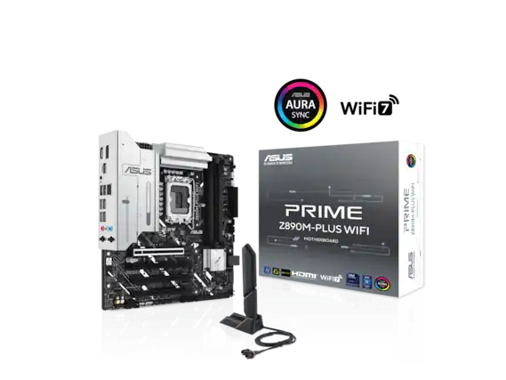 ASUS AURA SYNC
ASUS PRIME Z890M-PLUS WIFI
MOTHERBOARD
AURA SYNC
HDMI Wi-Fi
AURA
PRIME Z890M-PLUS WIFI
MOTHERBOARD
ASUS
AURA SYNC