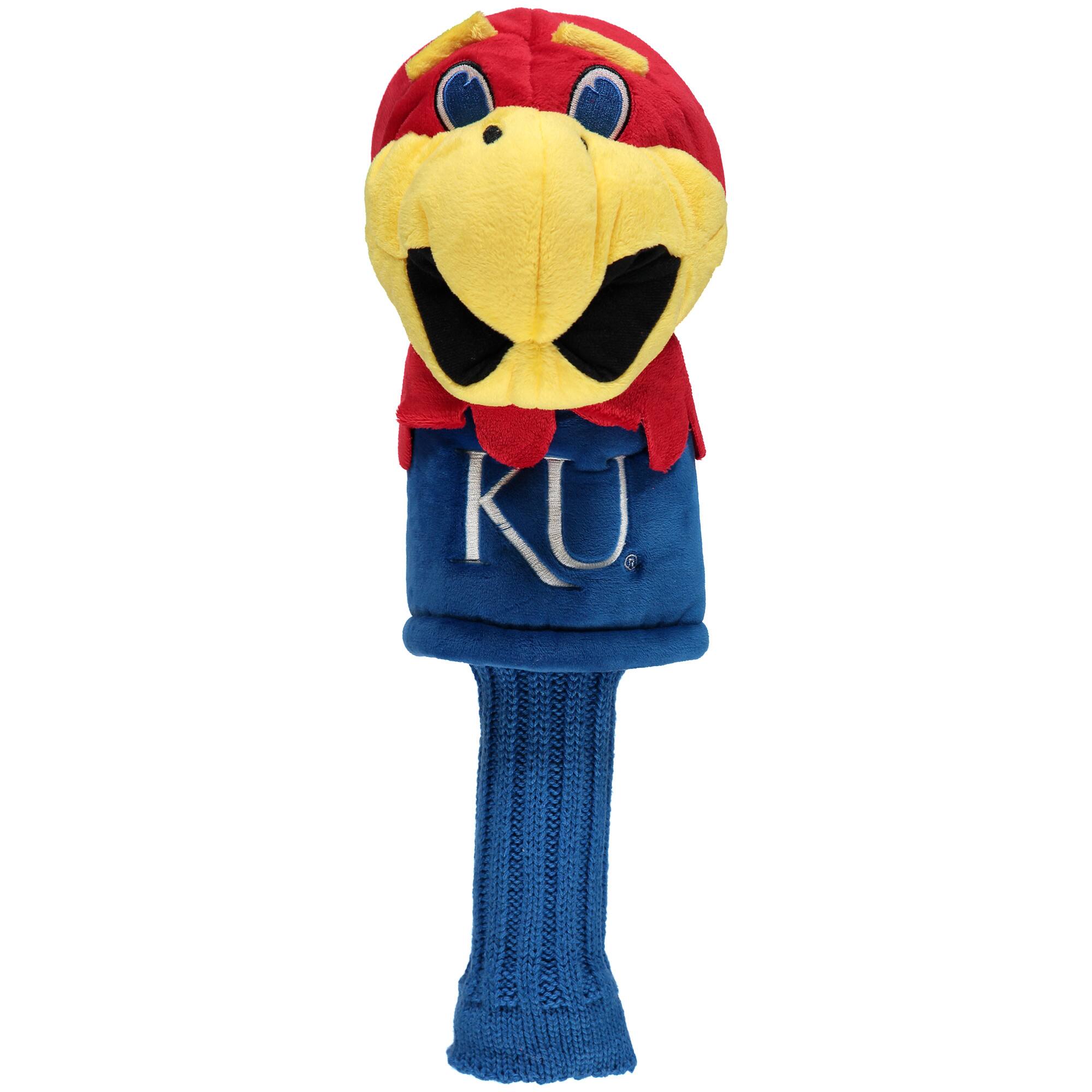 Front. Team Golf - Kansas Jayhawks Mascot Golf Club Head Cover - Multicolor.