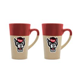 The Fanatic Group - NC State Wolfpack 16oz. Two-Pack Ceramic Mug Set - Red