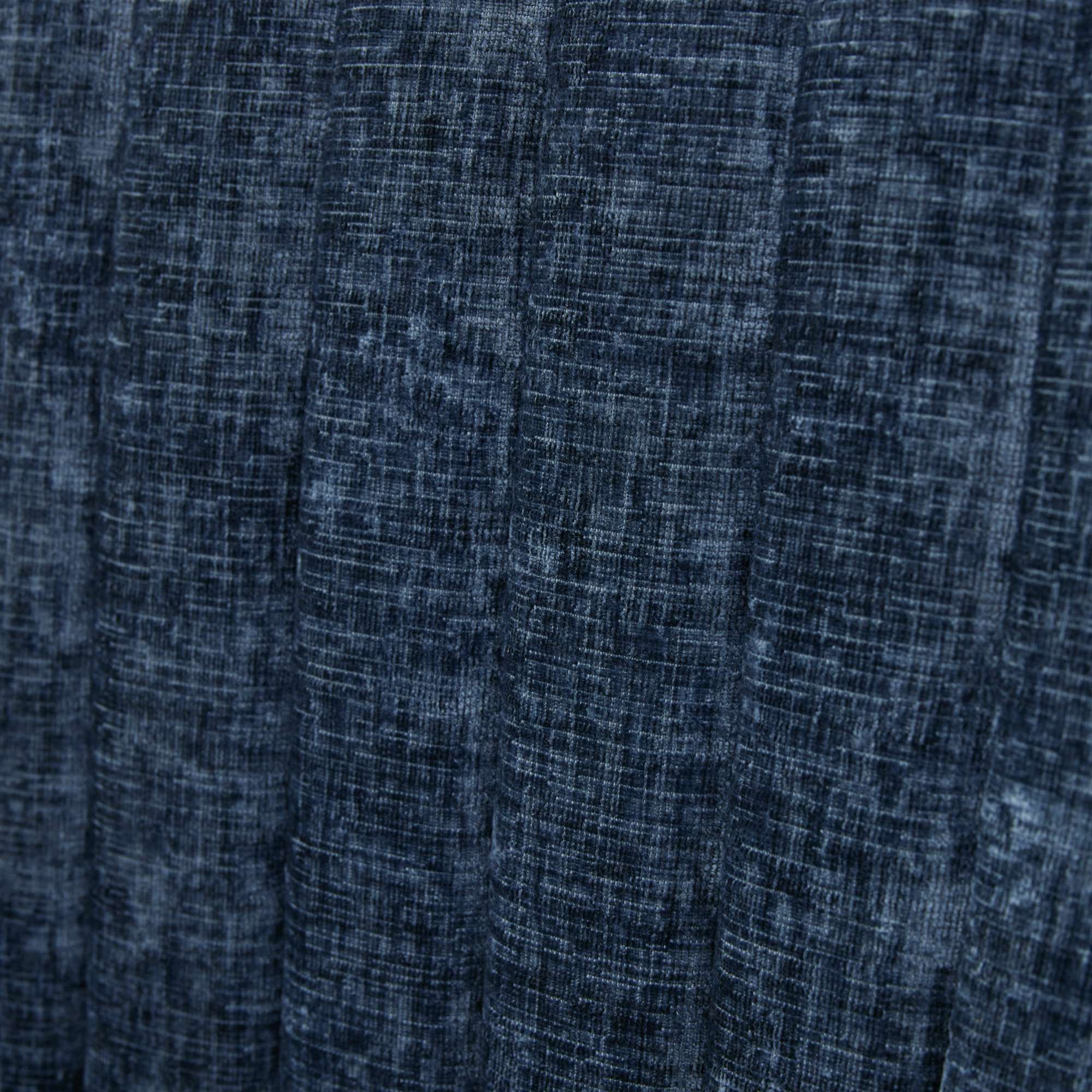 Alt View 7. GOODSILO - Luxury Chenille Fabric Upholstered Dining Chairs with Golden Stainless Steel Legs, Set of 2 - Blue.