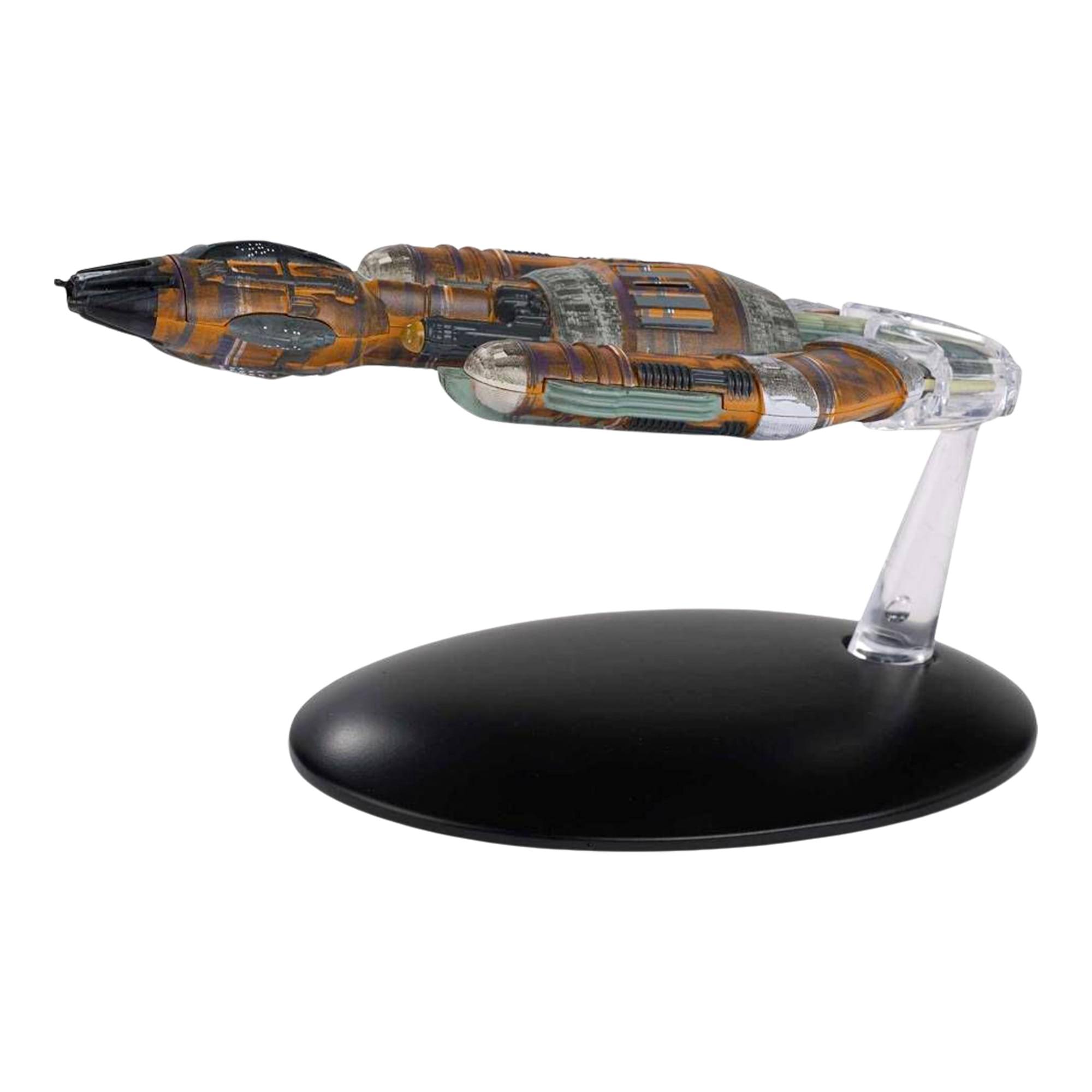 Alt View 2. Eaglemoss - Eaglemoss Star Trek Starship Replica | Krenim Warship - Brown.