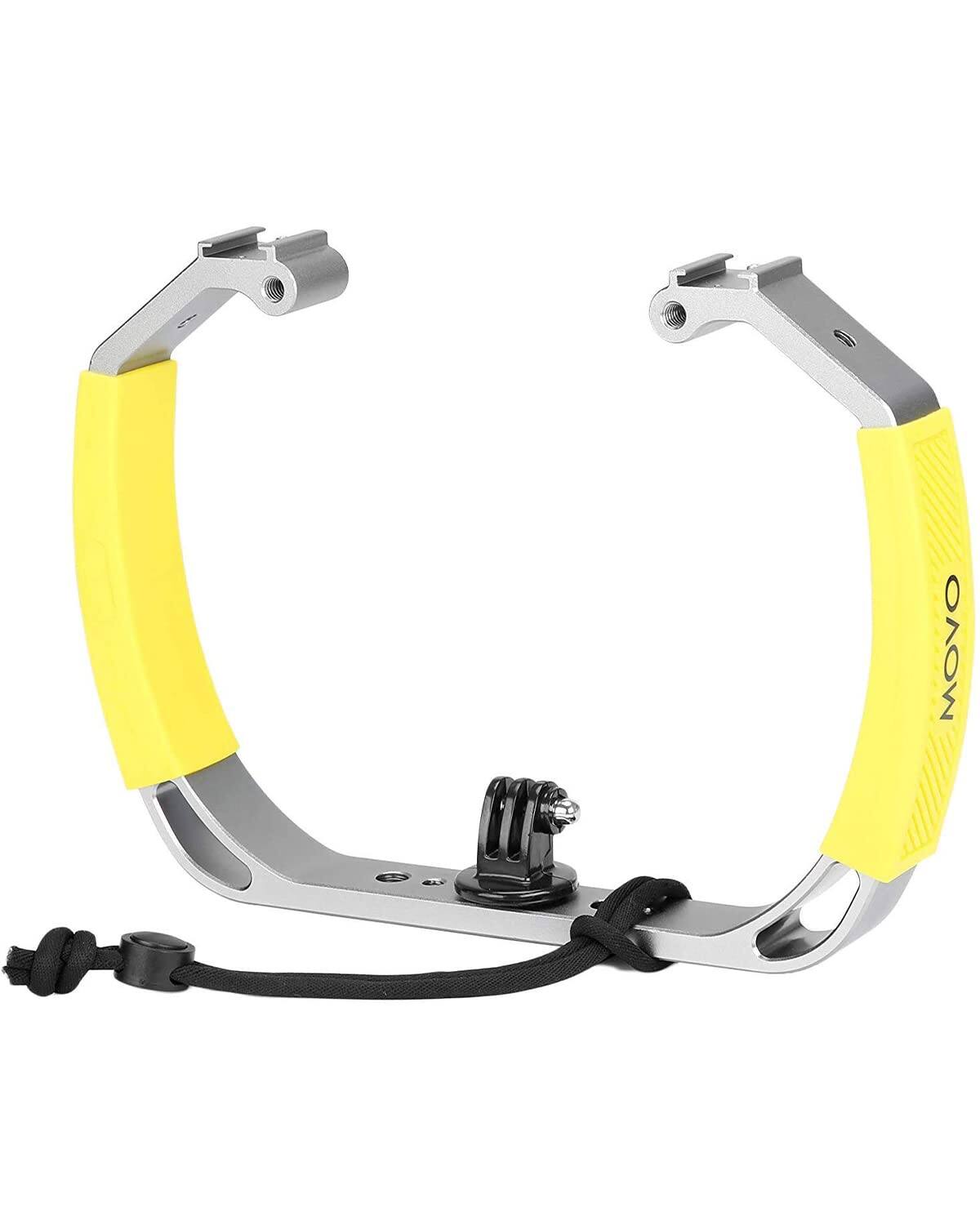 Front. MOVO - Movo GB-U80 Underwater Diving Rig for Action Cameras (XL Version).