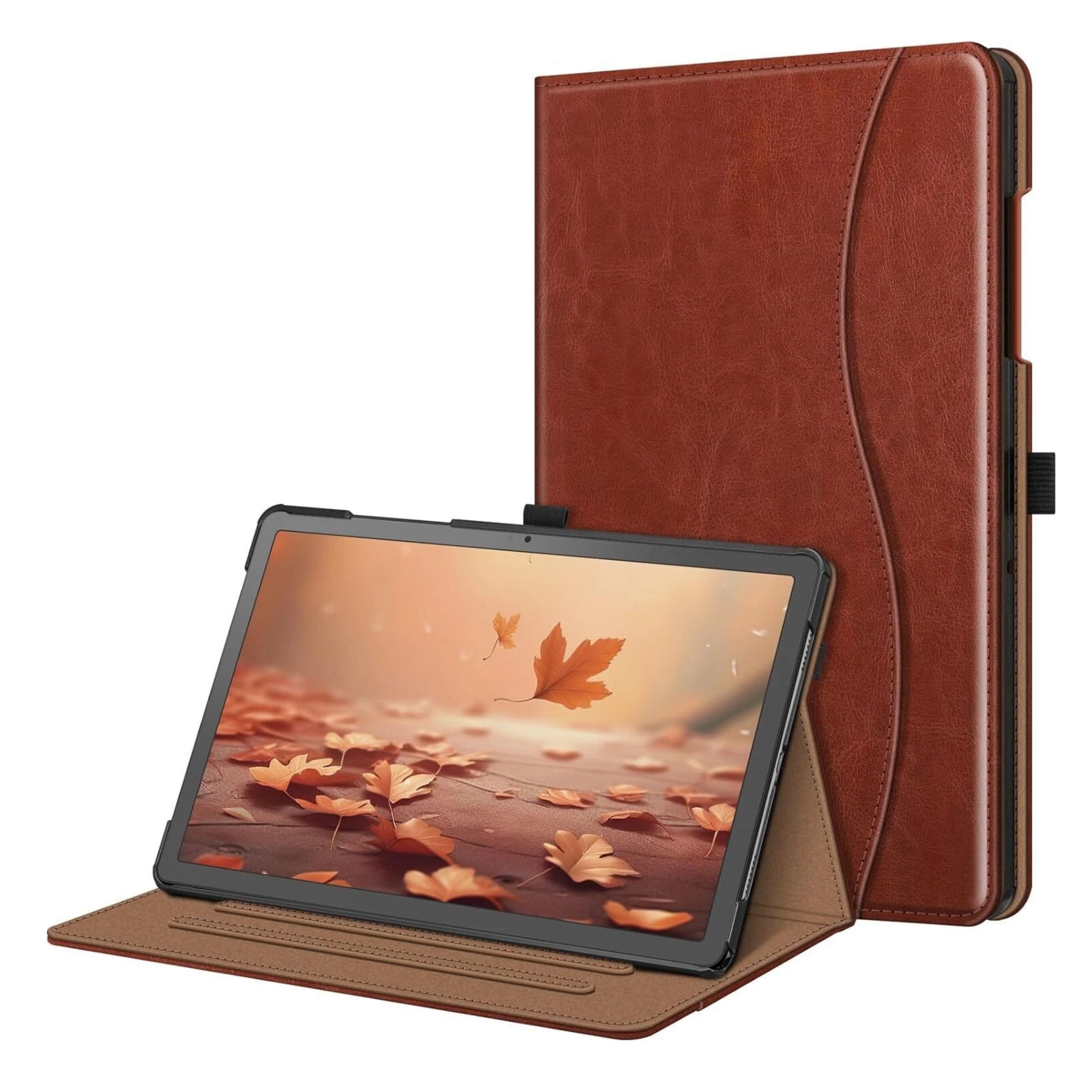 Kitcheniva - Multi-Angle Smart Stand Case For Samsung Galaxy Tab A11+ Plus 11 Inch 2025 - Brown price history on PriceWatchPro