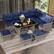 Alt View 1. Costway - 7 PCS Patio Dining Furniture Set PE Rattan Sectional Sofa Set with Soft Cushions - Mix Gray,Navy.