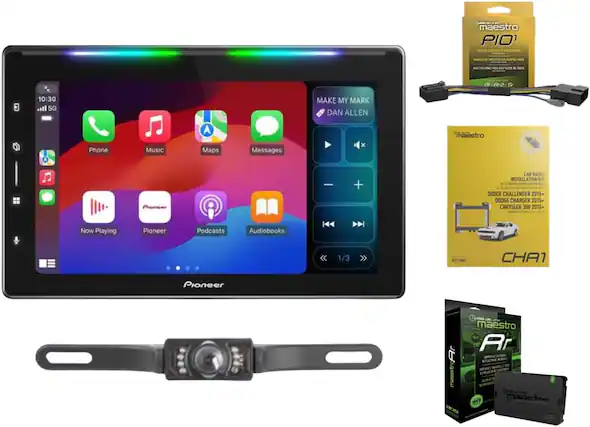 maestro PIO R2.S 10:30 5G MAKE MY MARK DAN ALLEN
Phone Music A Maps Messages x maestro Proneer - + CAR RADIC INSTALLATION ET DOOGE CHALLENGER 2015+ DOOGE CHARGER 2015+ CHRYSLER 300 2015
Now Playing Pioneer Podcasts Audiobooks 1/3 CHAI CHA
Pioneer 1Ppdtessm Caa maestro Ar BATNE WES maectro