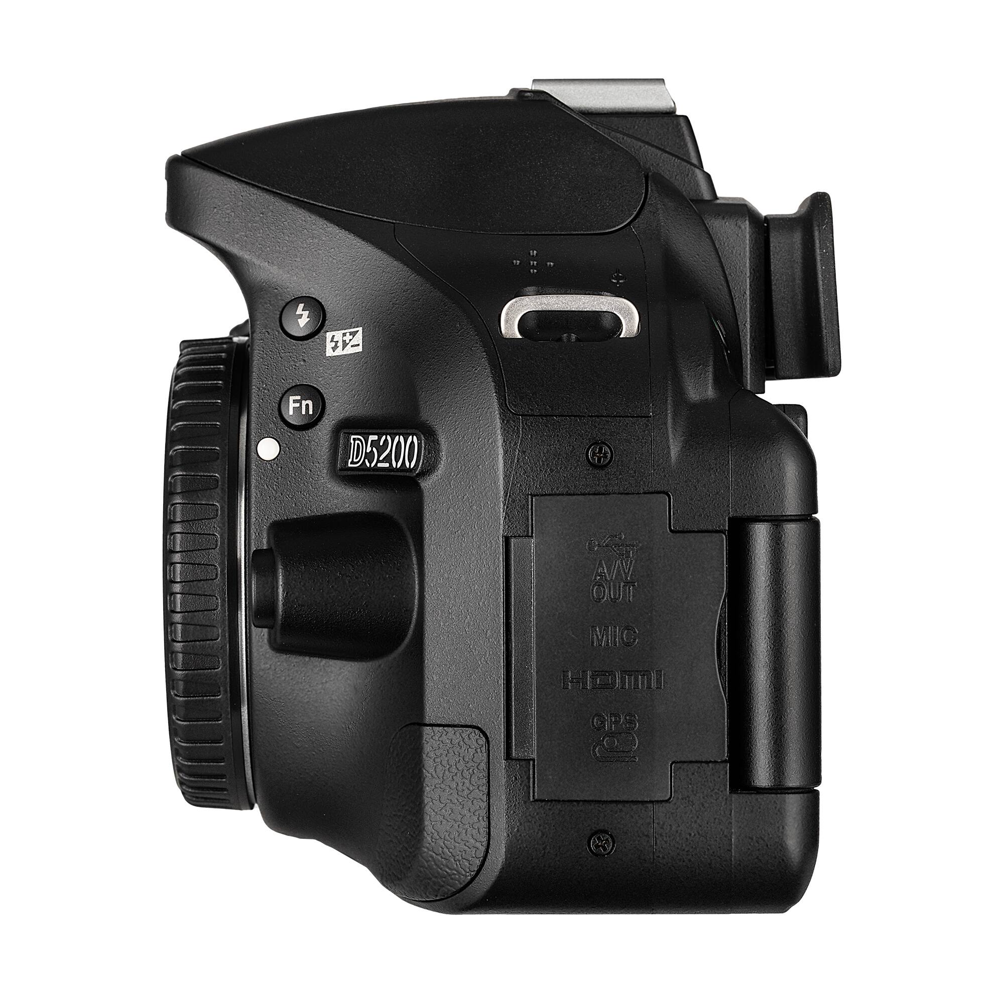 Nikon D5200 DSLR Camera 24.1MP w/ 18 55mm Lens Pro Bundle
