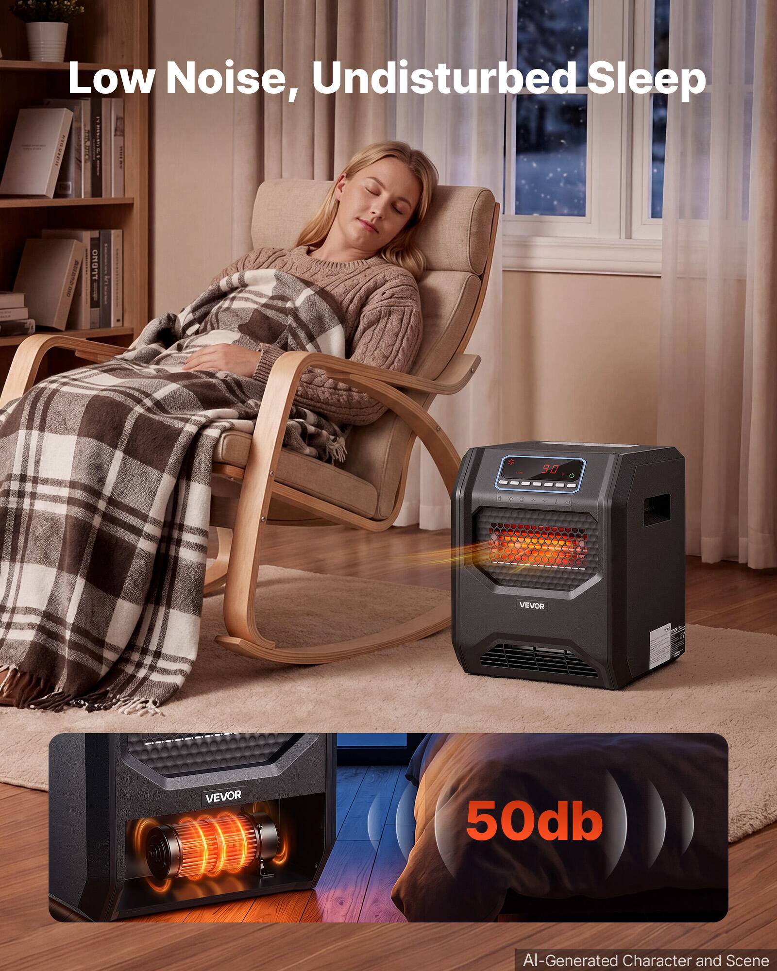 Low Noise, Undisturbed Sleep

TLONO
90
BROAVIO A 2
VEVOR
VEVOR
50db

AI-Generated Character and Scene