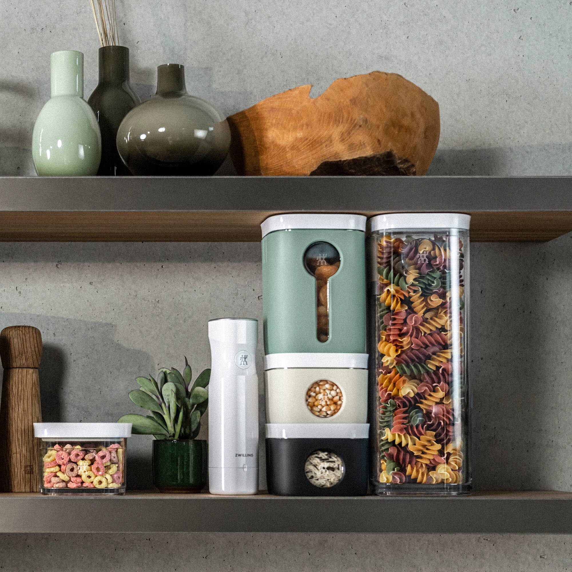 Alt View 3. ZWILLING - ZWILLING Fresh & Save Cube Color Sleeve, Small Medium Height Cube, 2S, Sage - Green.