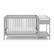 Alt View 11. Graco - Fable 4-in-1 Convertible Crib and Changer - Pebble Gray.