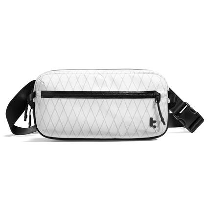 Front. tomtoc - Aviator-T35 3.5L X-Pac Sling Bag with RFID Blocking, Minimalist Crossbody Bag Chest Shoulder Pack for Travel, Everyday - White.