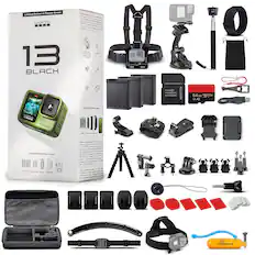 Limited Edition in Forest Green
GoPro
13 BLACK
Optional HB-Series Lenses
HD Wide Ultra Wide Max Anamorphic
microSDHC microSDXC Adapter
64 GB V30 U3
Optional HB-Series Lenses
HD Wide Ultra Wide Max Anamorphic
microSDHC microSDXC Adapter
64 GB V30 U3
Dignernds