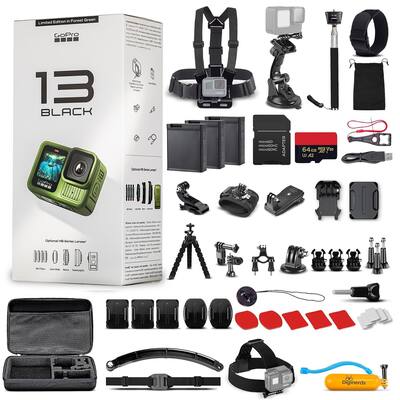 GoPro HERO13 (Forest Green) Waterproof Action Camera + 64GB Card GoPro HERO13 (Forest Green) Waterproof Action Camera + 64GB Card