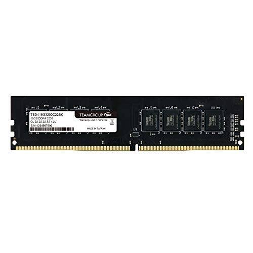 Teamメモリ TLZRD416G3200HC16CBK 16GB Team Group Team Elite 16GB DDR4 3200 (PC4 25600) Desktop Memory