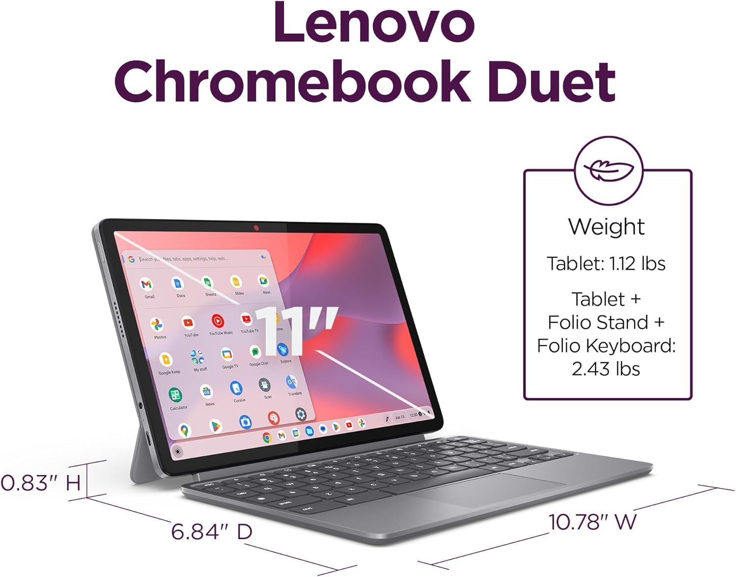 Lenovo Chromebook Duet 11M889 Gen9 11
