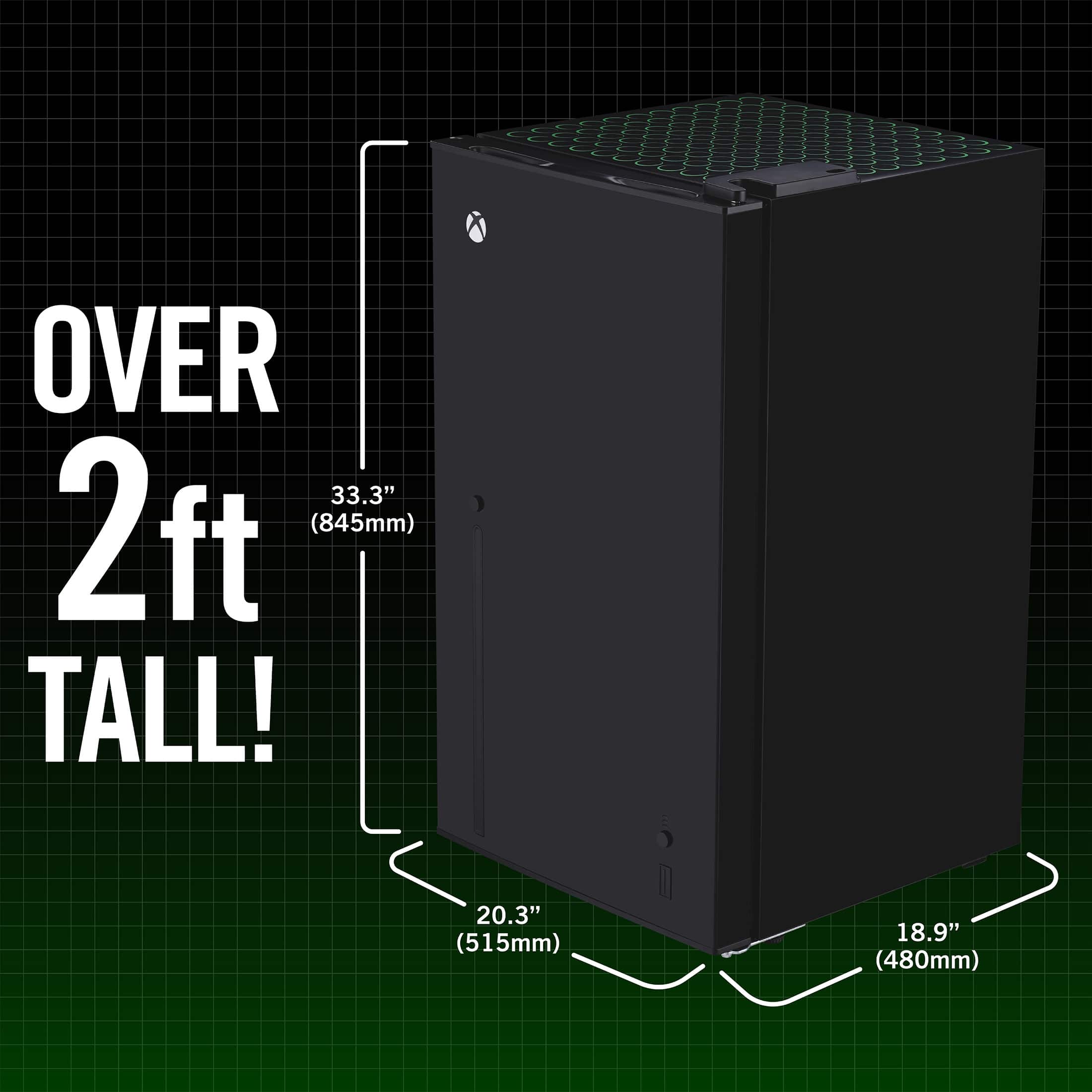 XBOX Game Studios Xbox Series S Compact Refrigerator, Large 91L
