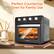 Perfect Countertop Oven for Family Use
37cm / 14.57in
40.5cm / 15.94in
38.5cm / 15.16in
