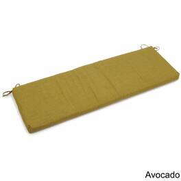 Blazing Needles - 57-inch by 19-inch Outdoor Spun Polyester Loveseat Cushion - Avocado