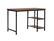 Front. Linon Home Décor - Averill Two-Shelf Desk - Black & Ash.