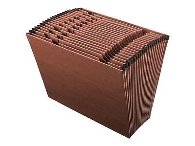 Pendaflex - Earthwise Recycled Expanding File, A-Z Index, Letter Size, Redrope (PFX ER17A) - Earth Red