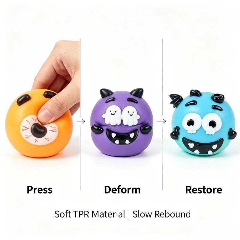 3 ET Press  
Deform Restore  
Soft TPR Material | Slow Rebound