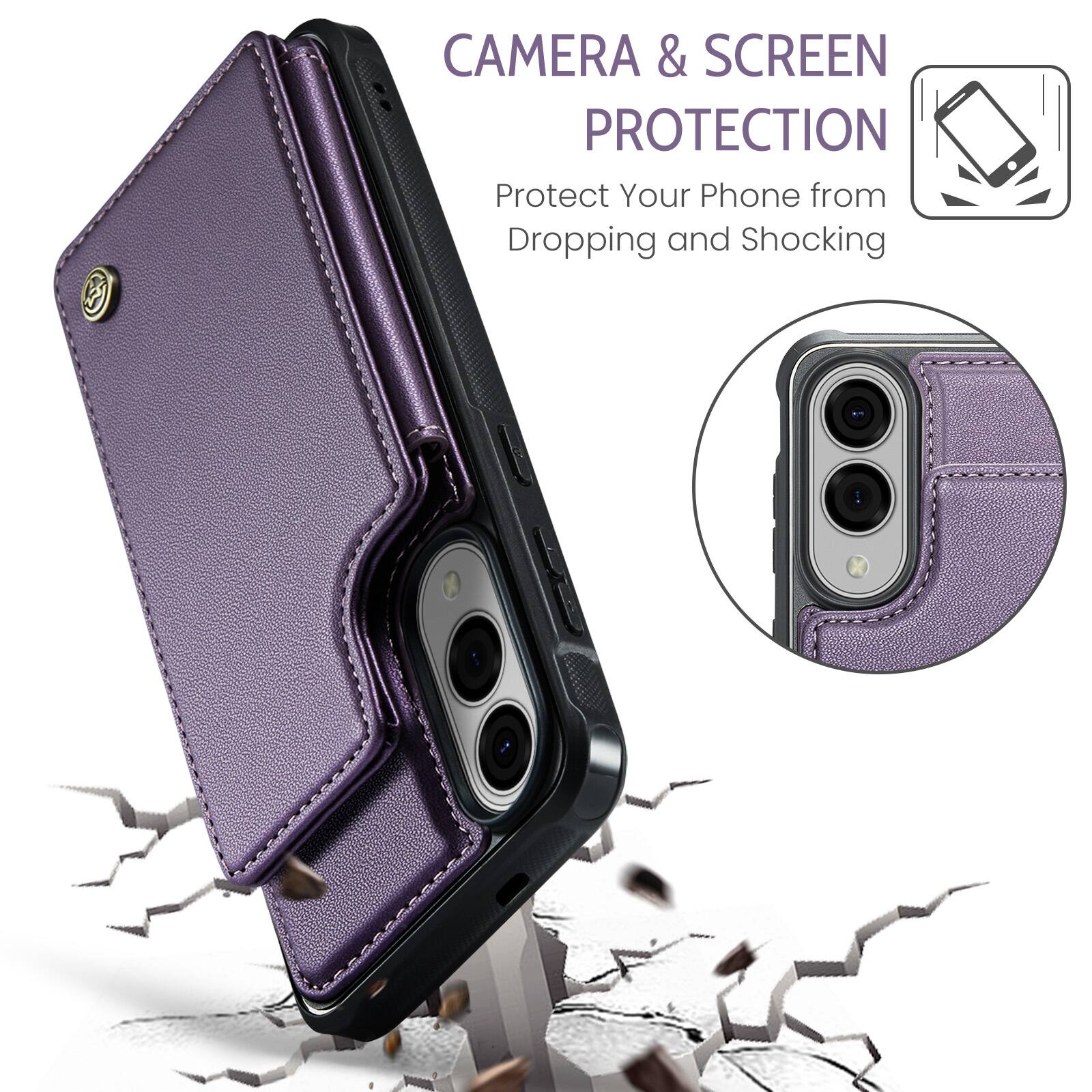 CAMERA & SCREEN PROTECTION  
Protect Your Phone from Dropping and Shocking