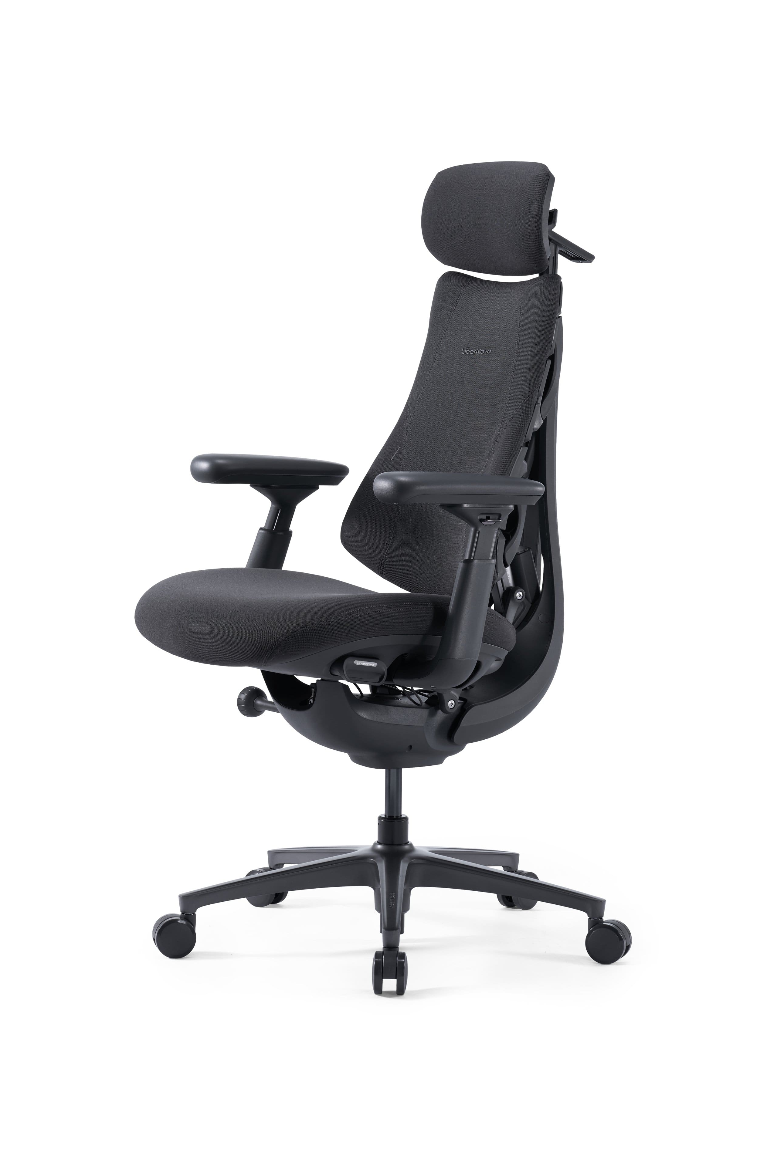 LiberNovo - Omni Pro Dynamic Ergonomic Chair-Extended Seat 48cm - Graphite