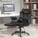 Alt View 8. Homcom - Executive Office Chair, 400LBS Big and Tall Office Chair with Foot Rest, Microfiber Computer Desk Chair - Black.