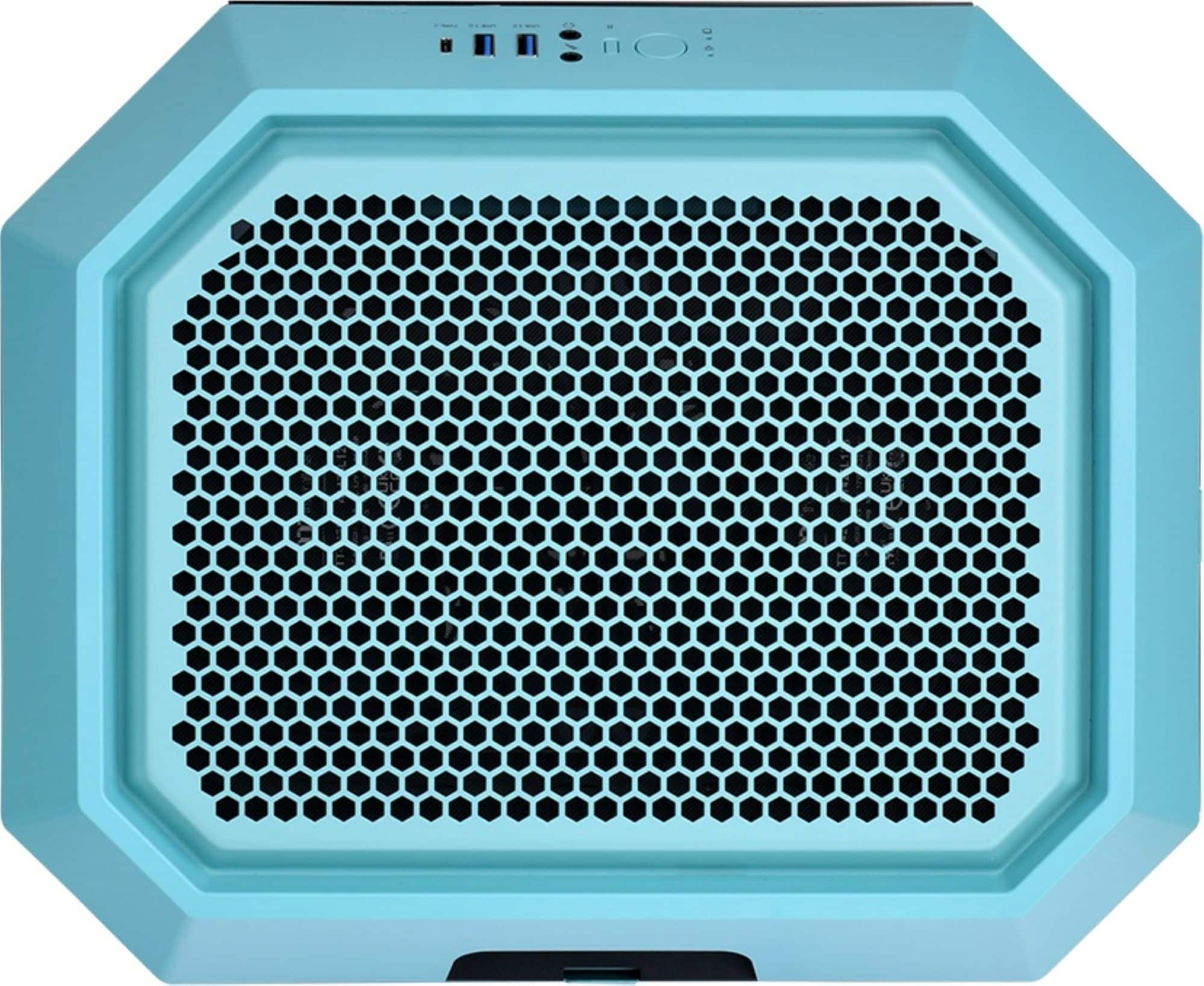 Alt View 19. Thermaltake - The Tower 300 Micro ATX PC Case - Turquoise.