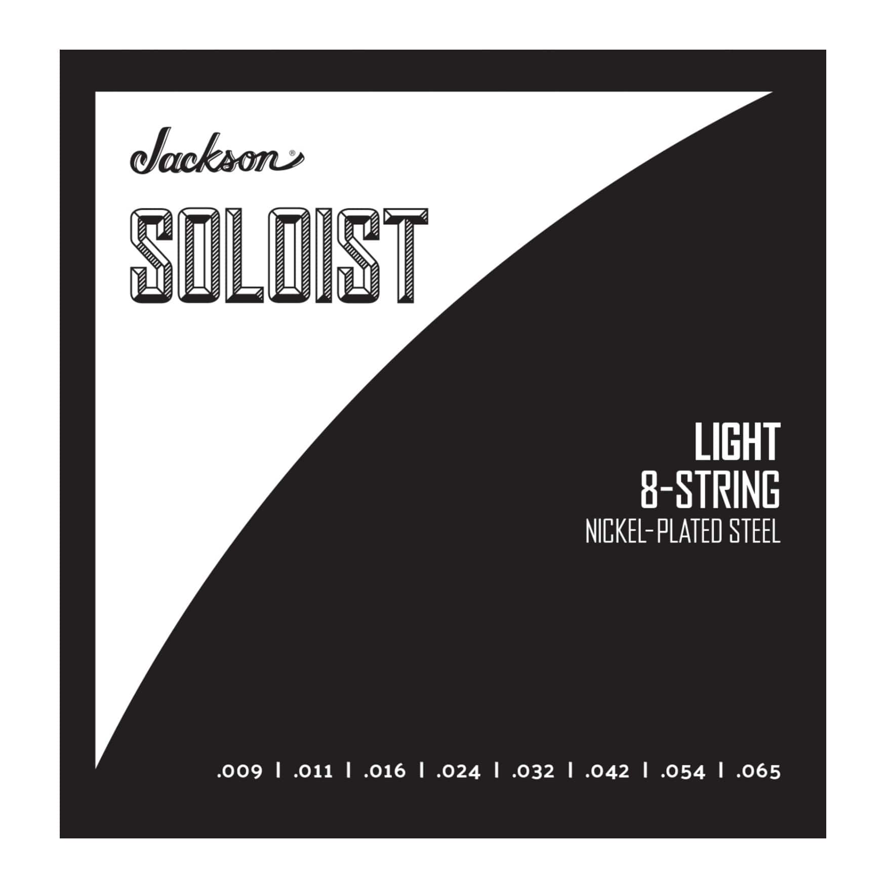 Jackson - "Jackson Soloist 8-String Nickel-Plated Strings (Light, .009-.065 Gauge)"