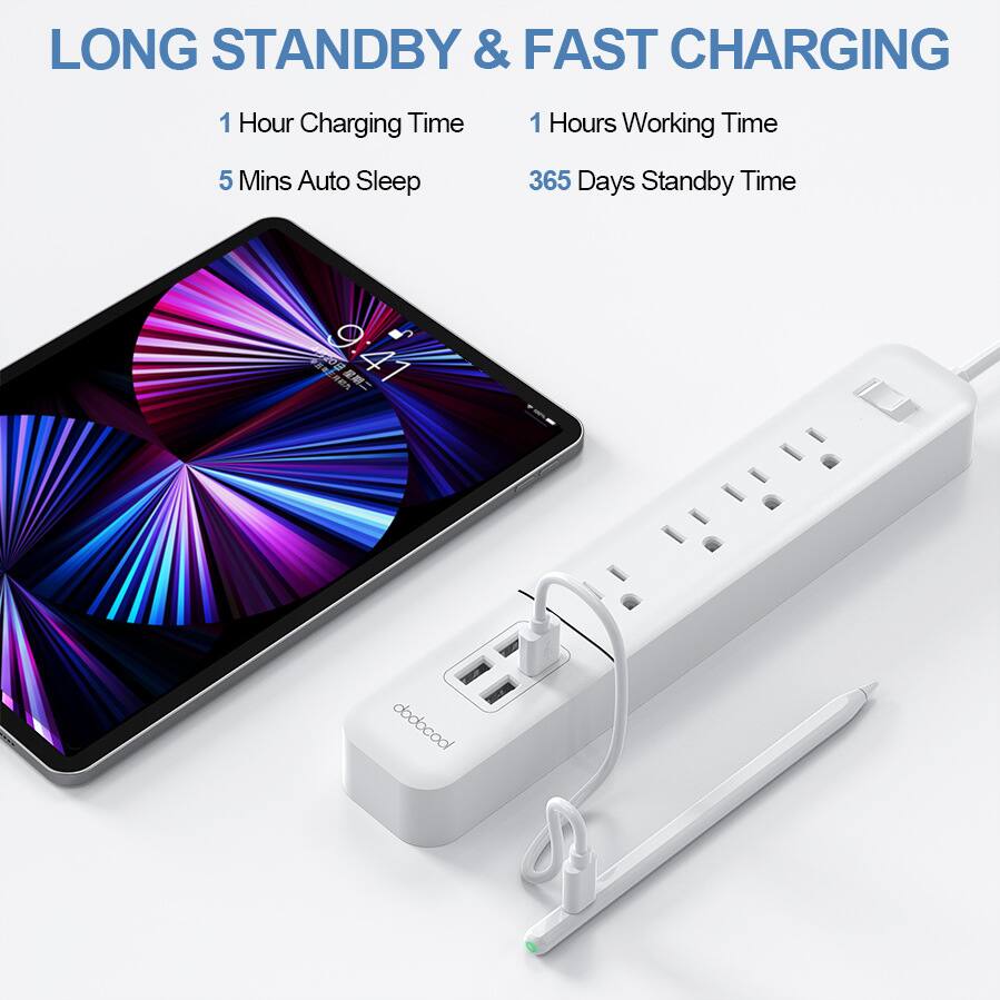 LONG STANDBY & FAST CHARGING

1 Hour Charging Time  
1 Hours Working Time  
5 Mins Auto Sleep  
365 Days Standby Time