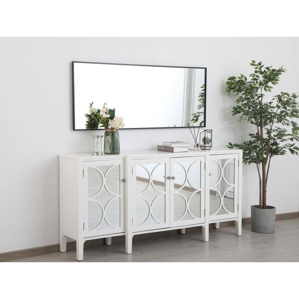 Photo inspiration: Elegant Decor Metal Frame Rectangle Mirror 24 Inch Black Bg3604863 Photo Inspiration