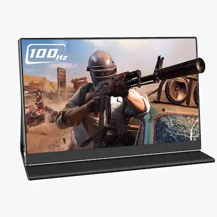 Front. ReHisk - Rehisk RE-18.5FC Portable Monitor for Gaming - Black.